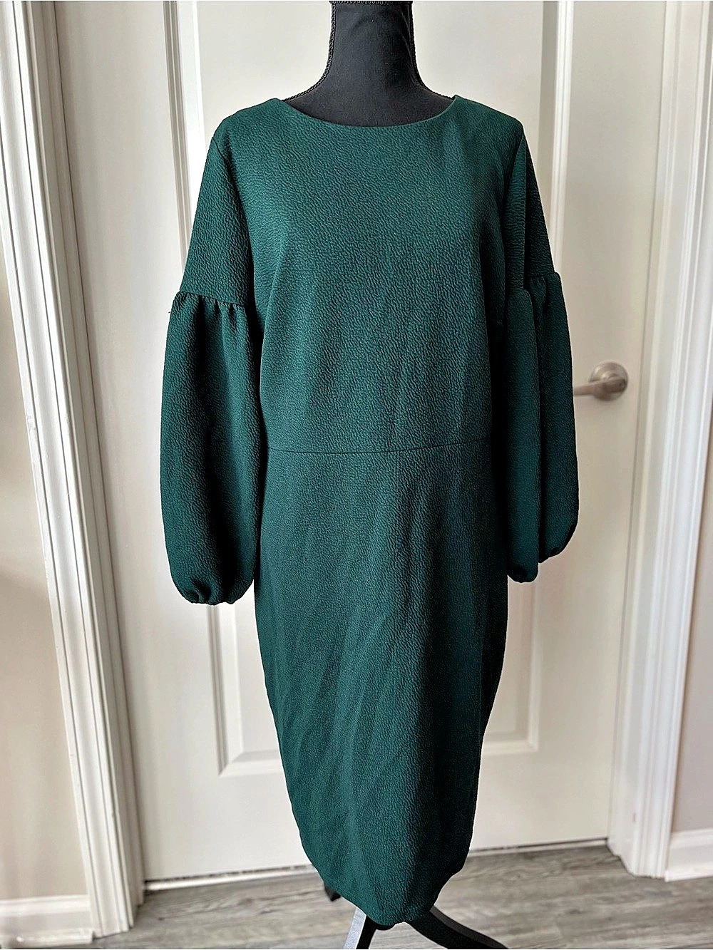 Eloquii Green Midi Dress Like New